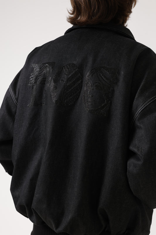 Icarus Jeans-Bomber-Jacke