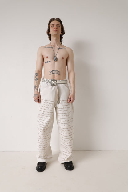 Cain Leather Baggy Pants