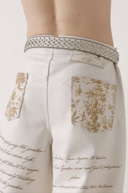 Cain Leather Baggy Pants